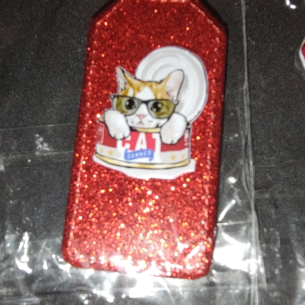 Red Glitter Keychain Set - Picture 6 of 6